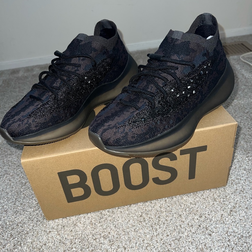 Men's Black BOOST Sneakers